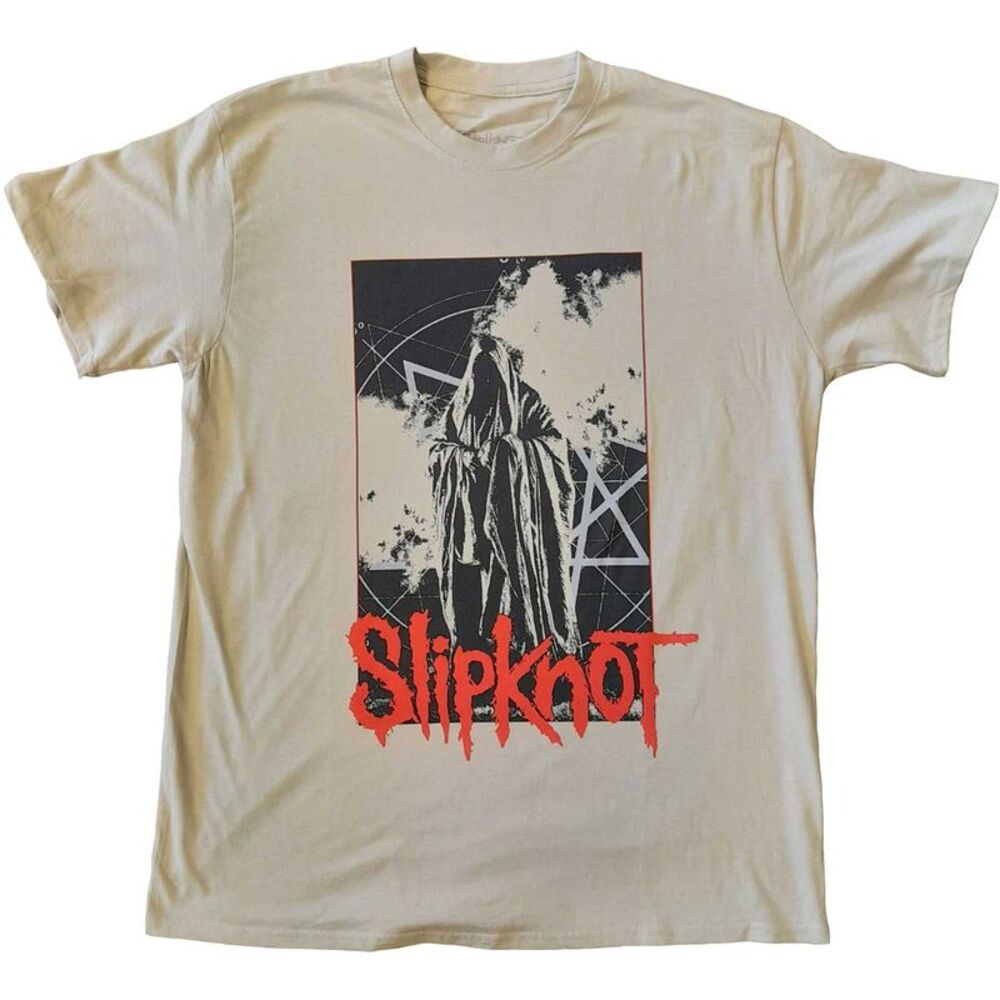 Slipknot Unisex Adult Sid Photograph Cotton T-Shirt / Sand